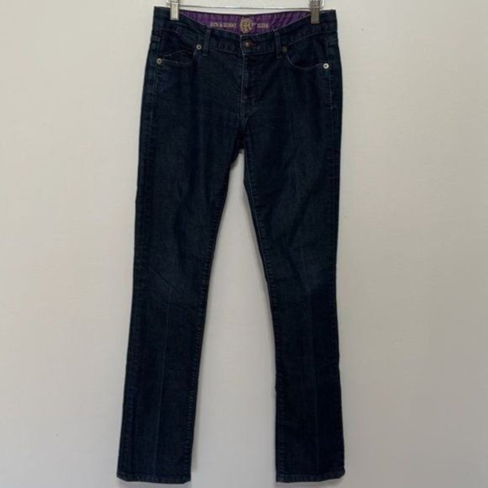 Rich & Skinny Sleek Straight Leg Rinse Jeans Size 27
